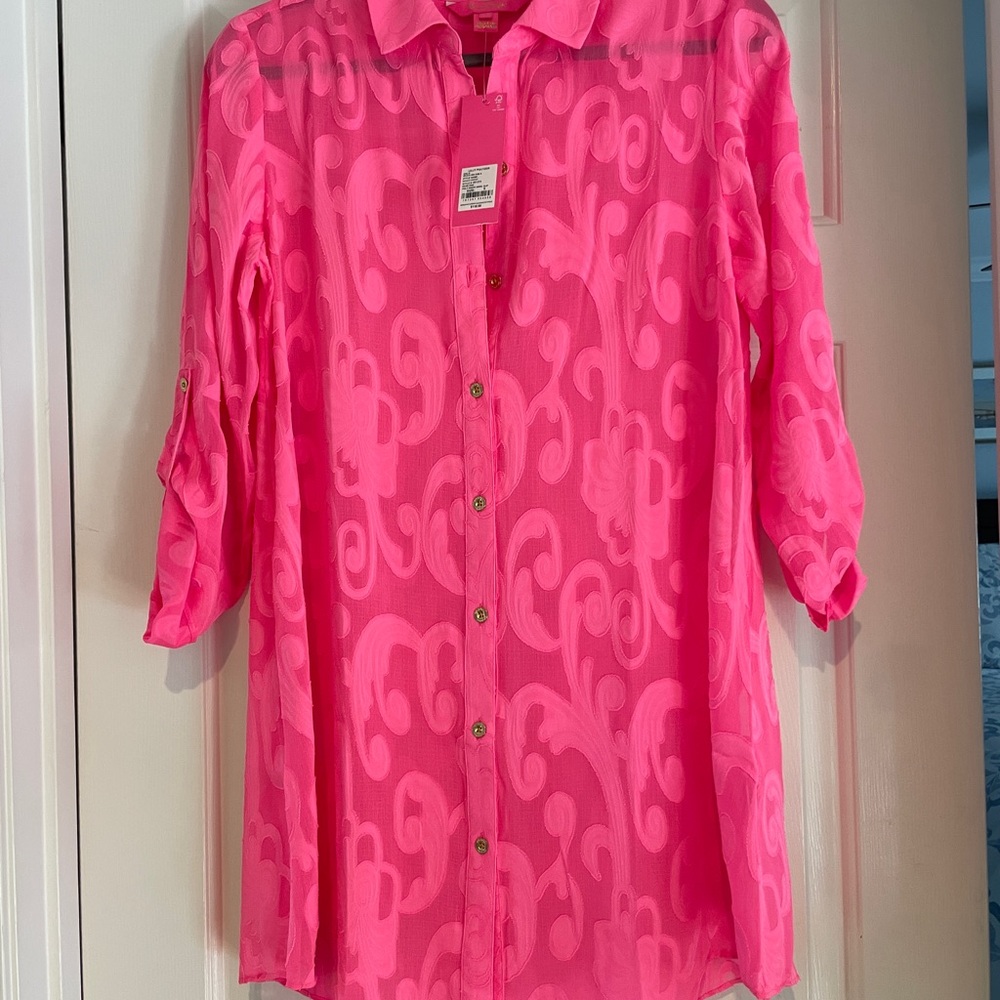 Lilly Pulitzer Pink Cover Up